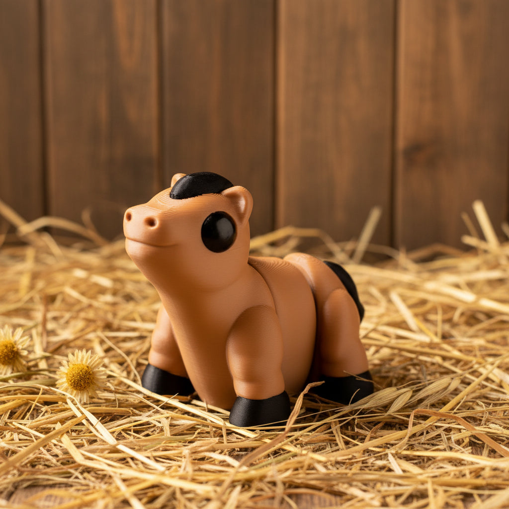 Baby Horse 3D printed collectible by MUNORI