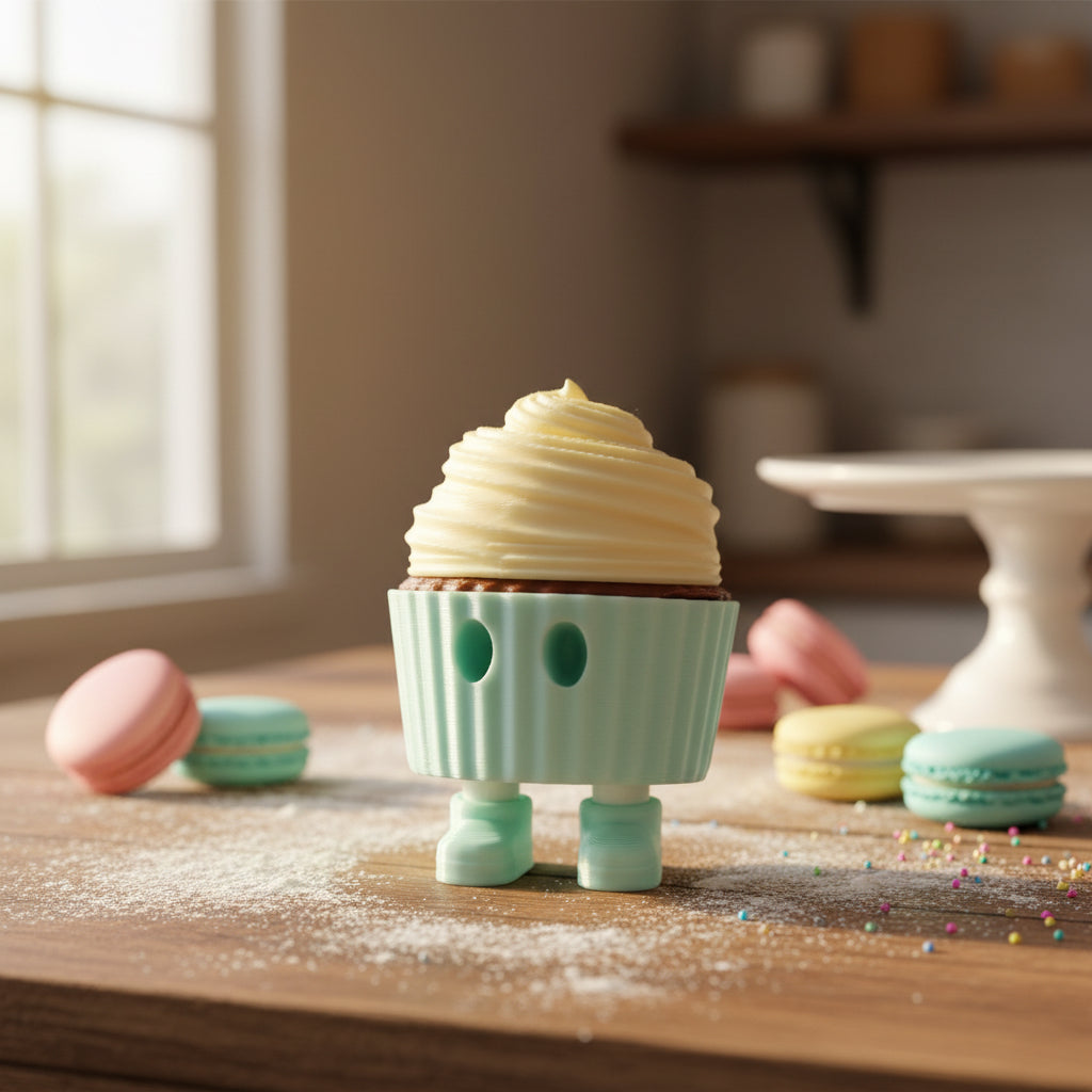 Zou CupCake 3D printed collectible by MUNORI