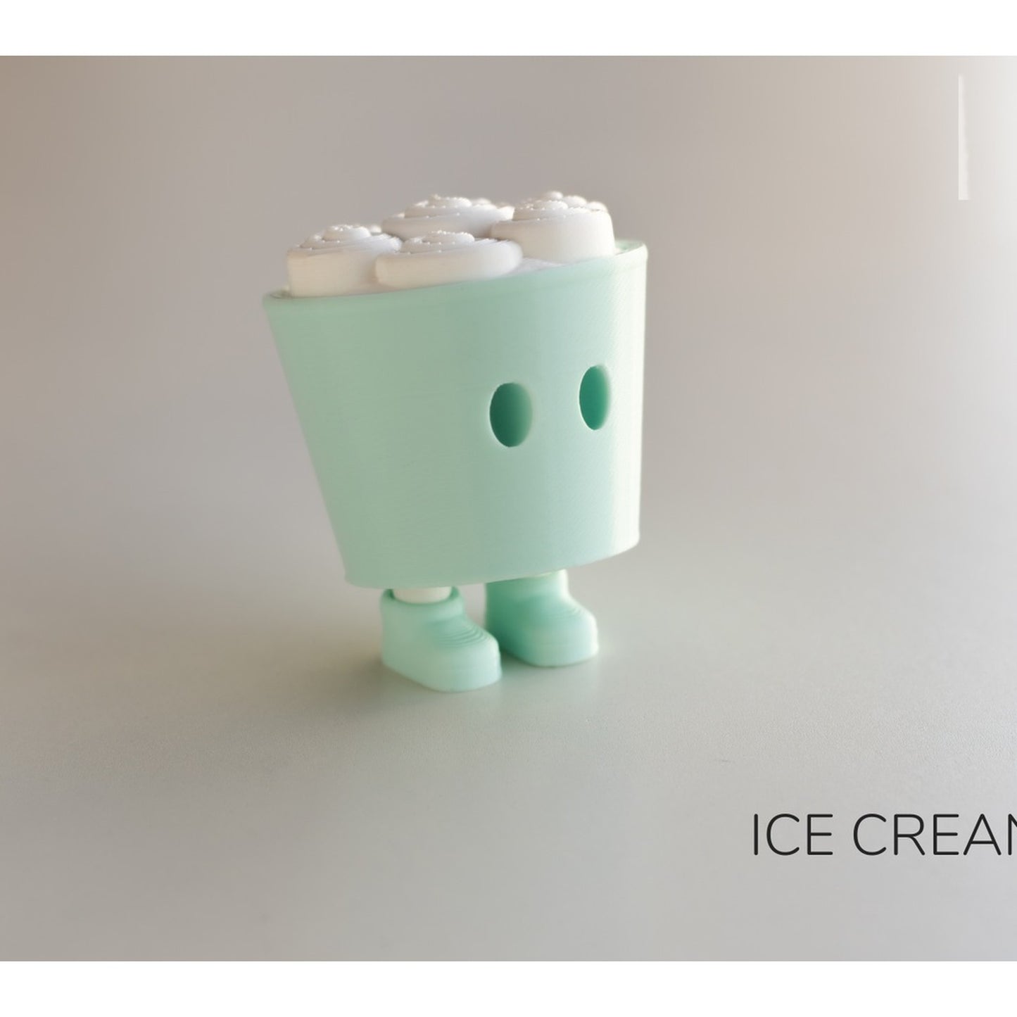 Zou IceCreamRoll 3D printed collectible by MUNORI