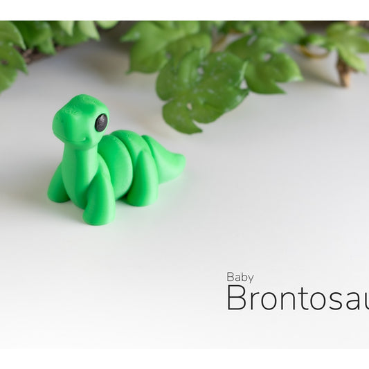 Baby Brontosaurus 3D printed collectible by MUNORI