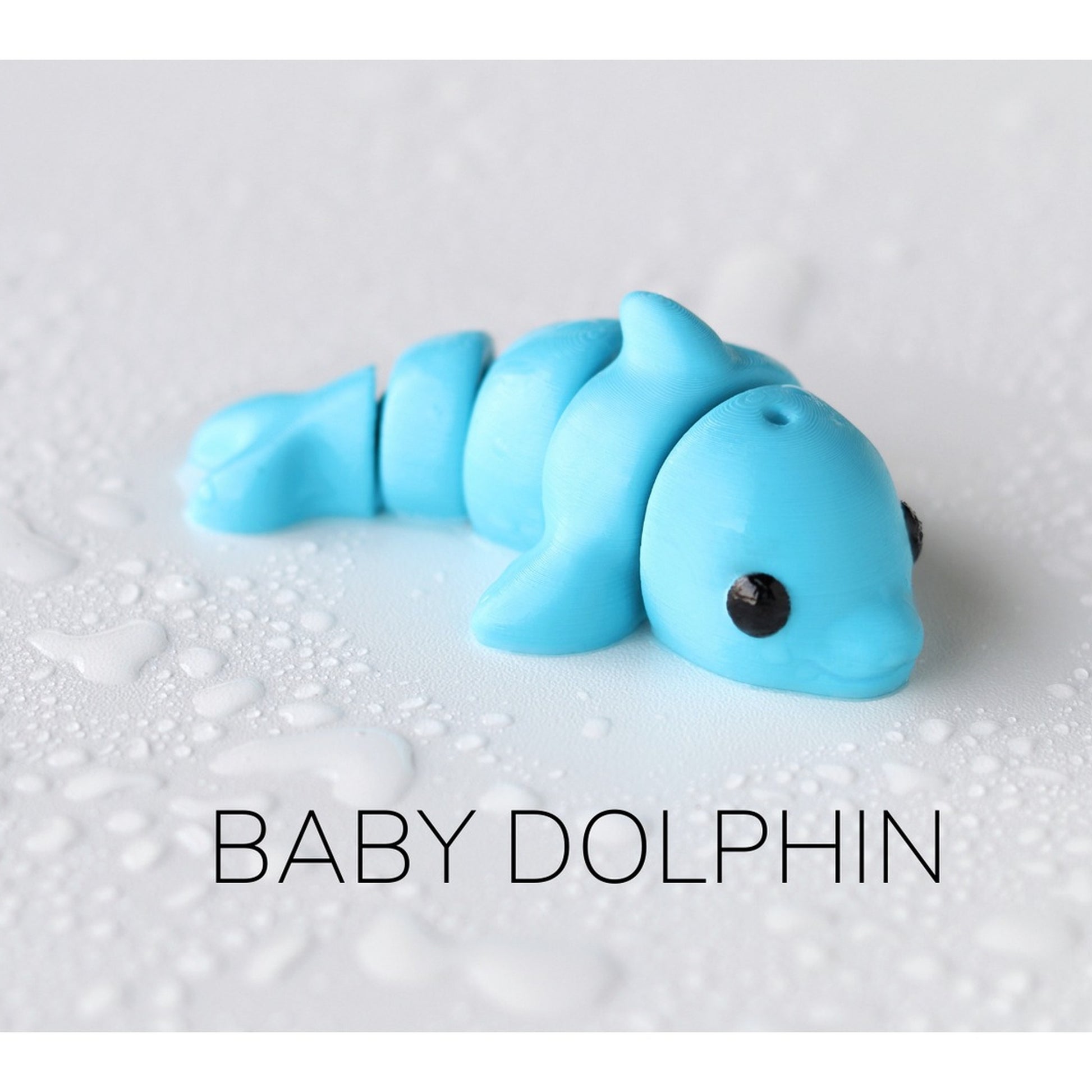 Baby Dolphin 3D printed collectible by MUNORI