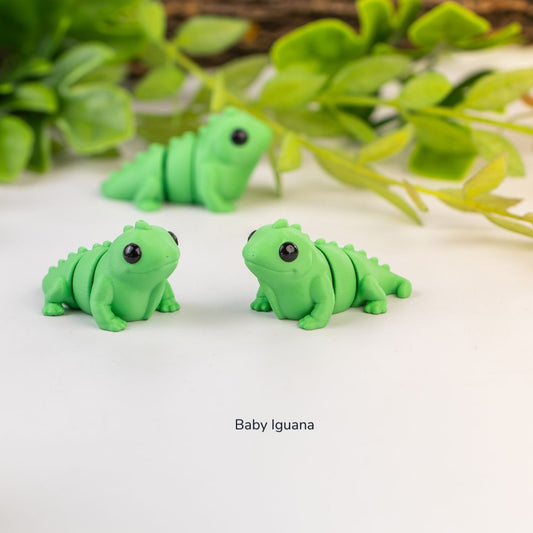 Baby Iguana 3D printed collectible by MUNORI