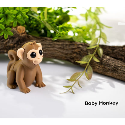 Baby Monkey 3D printed collectible by MUNORI