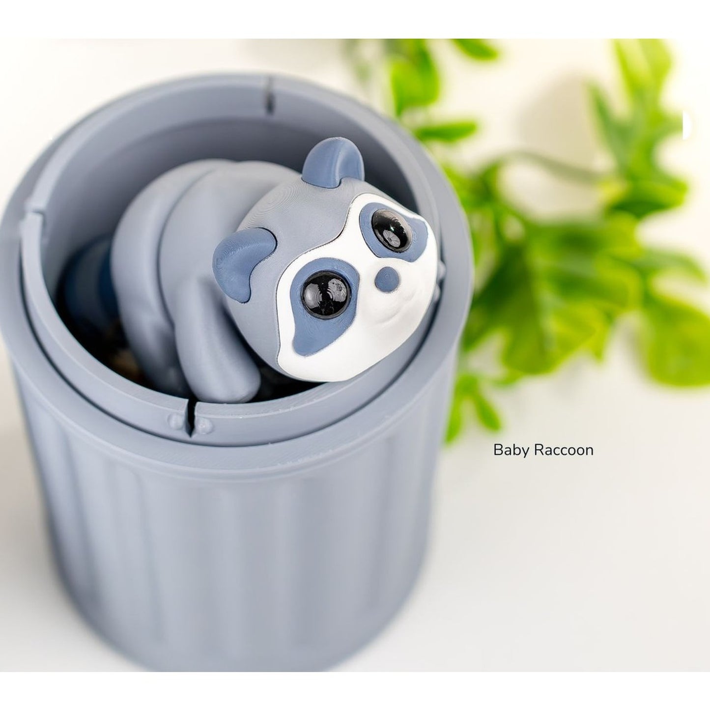 Baby Raccoon 3D printed collectible by MUNORI