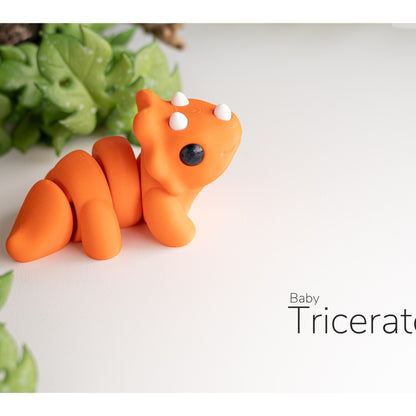 Baby Triceratops 3D printed collectible by MUNORI