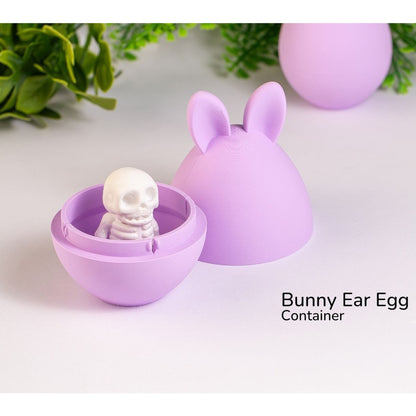 Bunny Ear Egg Container 3D printed collectible by MUNORI