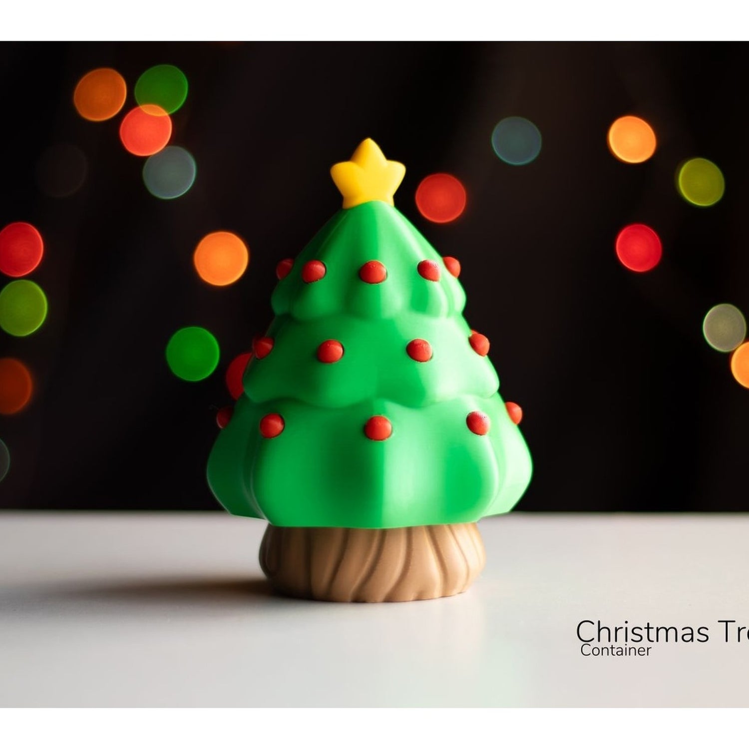 Christmas Tree Container 3D printed collectible by MUNORI