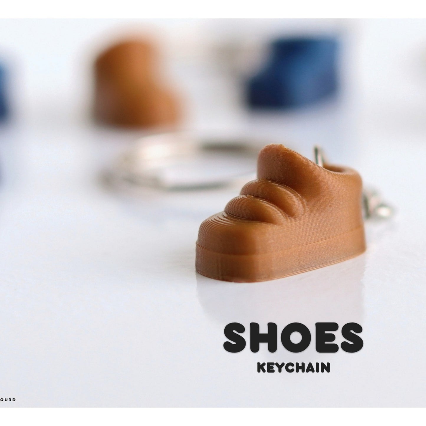 Shoes Keychain 3D printed collectible by MUNORI