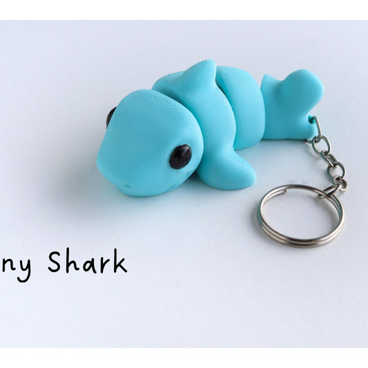 Tiny Baby Shark 3D printed keychain by MUNORI